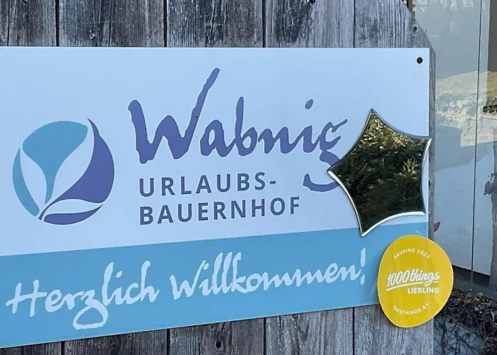 Gospodarstwo agroturystyczne Wabnig- Der Logenplatz In Der Natur